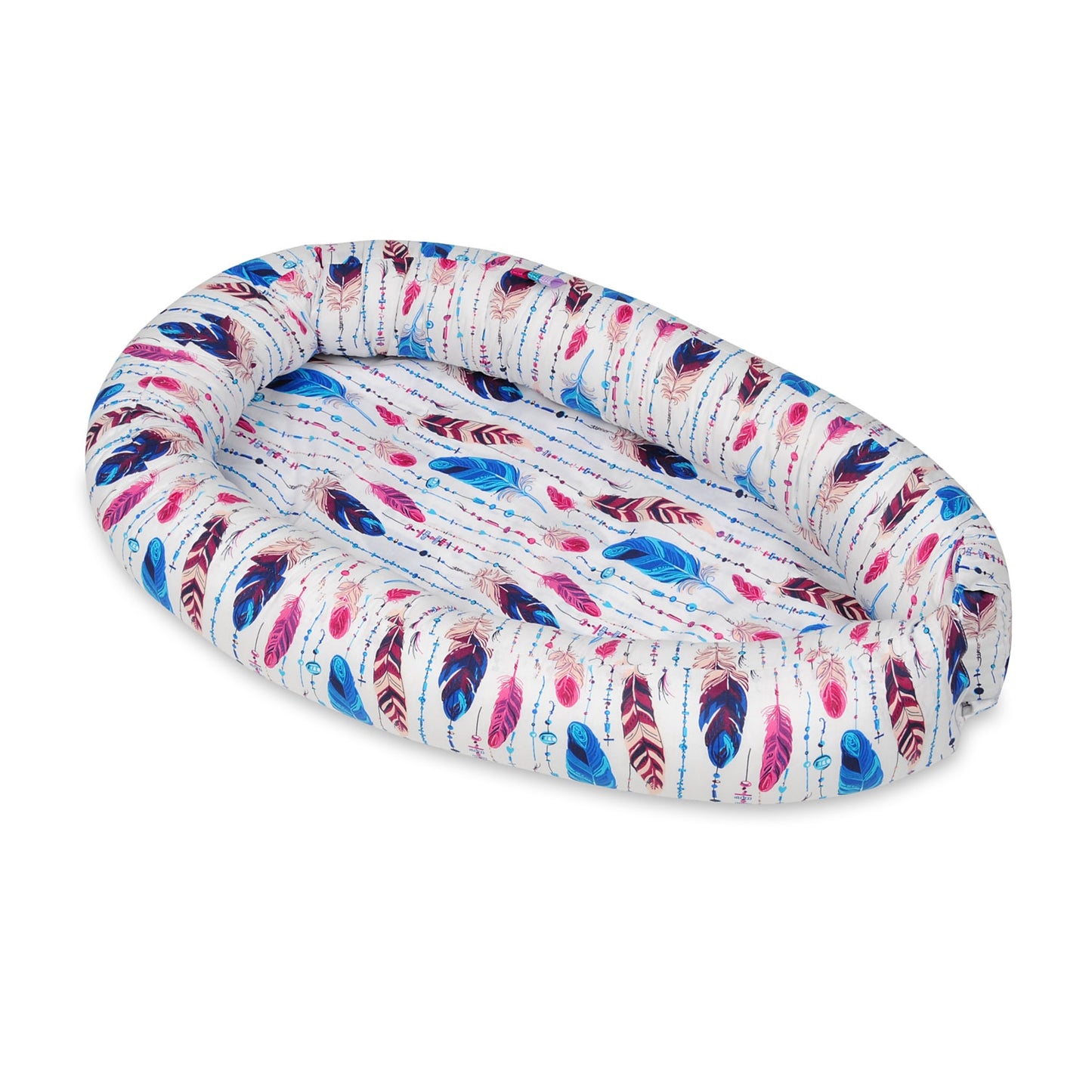 Velinda Baby Nest - Soft Cotton - Adjustable - for Infants Up to 8 Months - Width 60cm - Length 85cm
