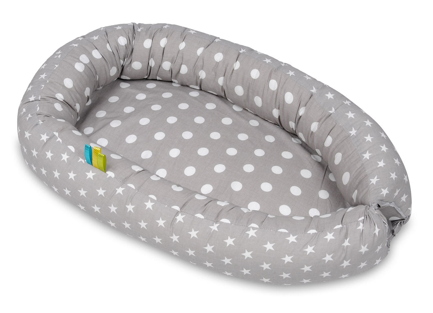 Velinda Baby Nest - Soft Cotton - Adjustable - for Infants Up to 8 Months - Width 60cm - Length 85cm