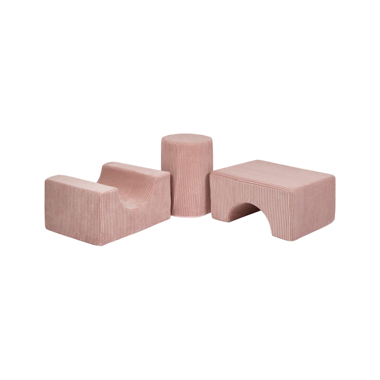 Aesthetic Shape Set 3 Elements, Powder Pink