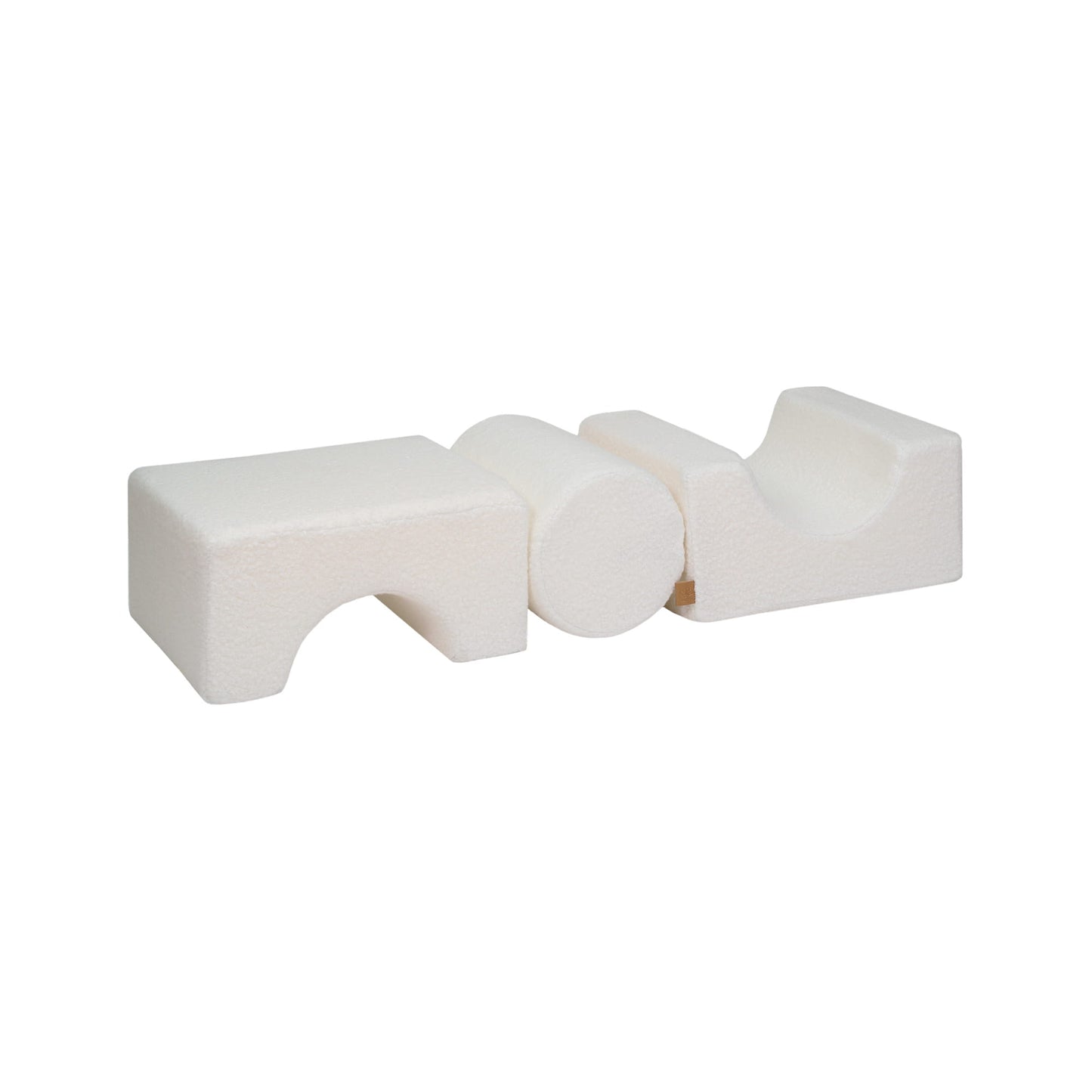Boucle Shape Set 3 Elements, White