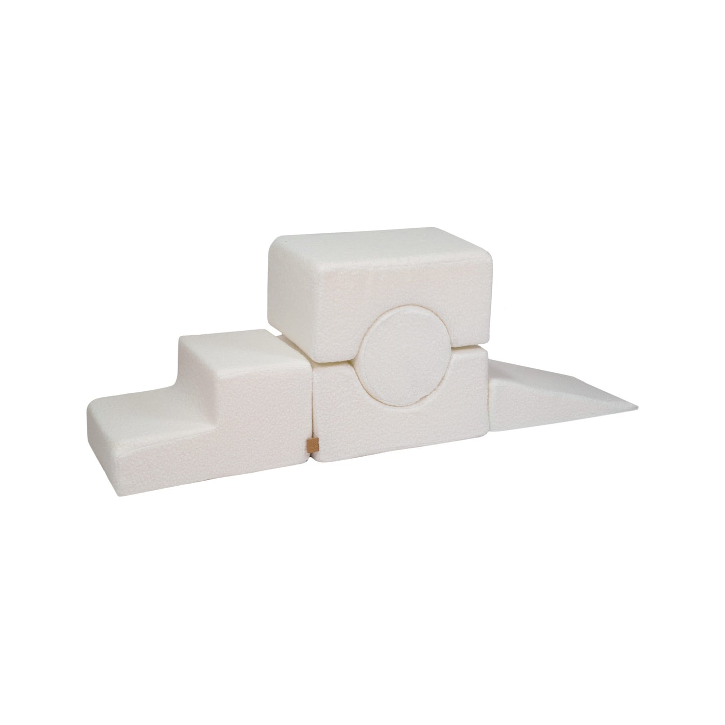 Boucle Shape Set 5 Elements, White