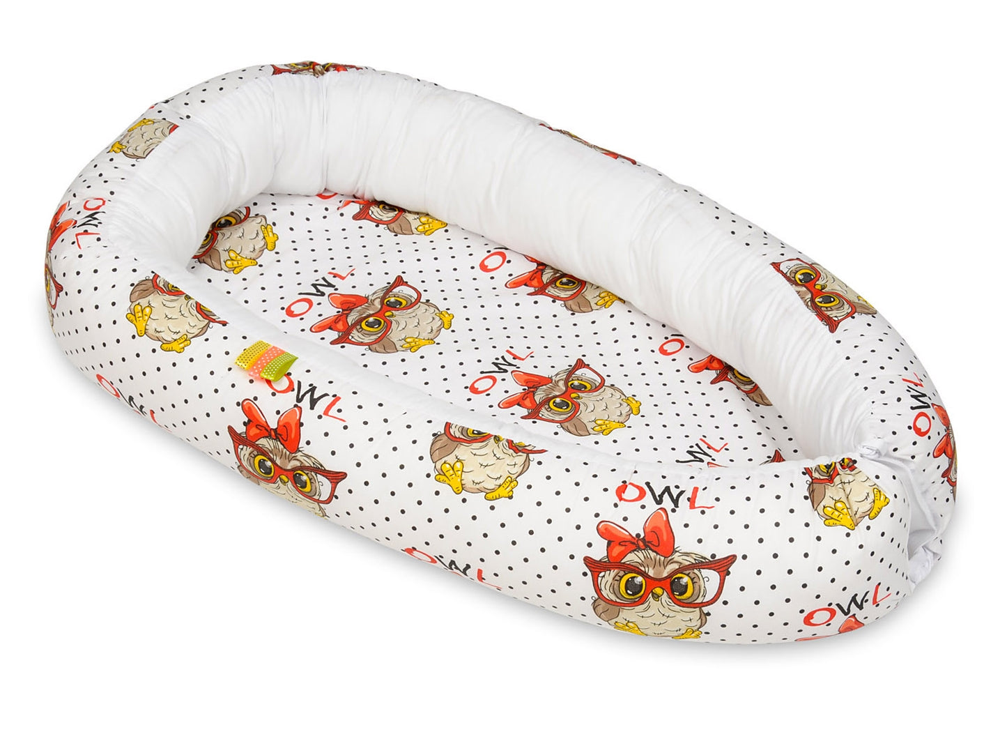 Velinda Baby Nest - Soft Cotton - Adjustable - for Infants Up to 8 Months - Width 60cm - Length 85cm
