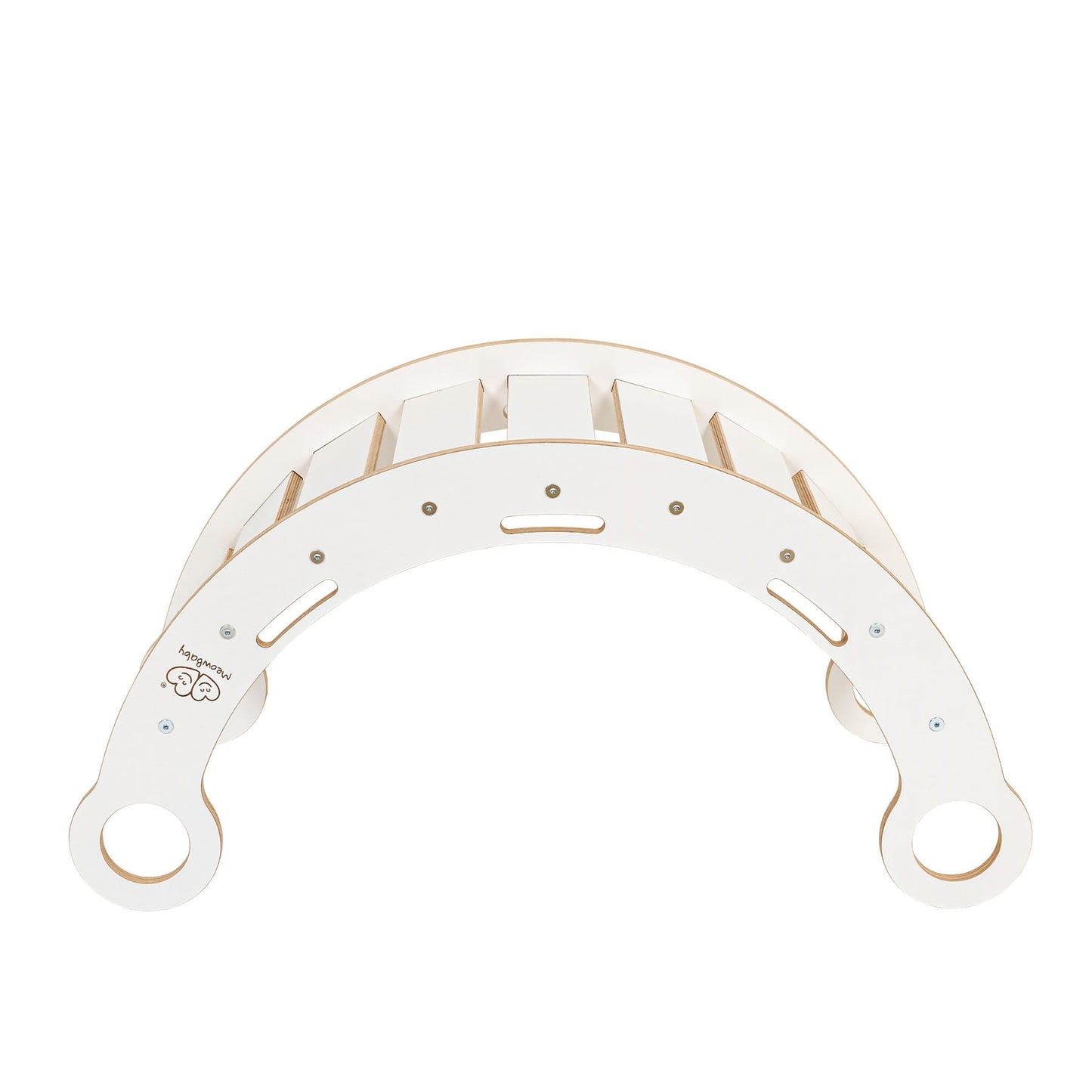 Medium Dream Rocker White Wood & Slide