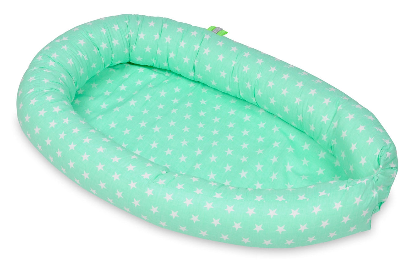 Velinda Baby Nest - Soft Cotton - Adjustable - for Infants Up to 8 Months - Width 60cm - Length 85cm