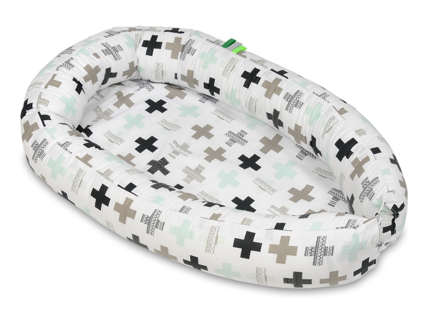 Velinda Baby Nest - Soft Cotton - Adjustable - for Infants Up to 8 Months - Width 60cm - Length 85cm