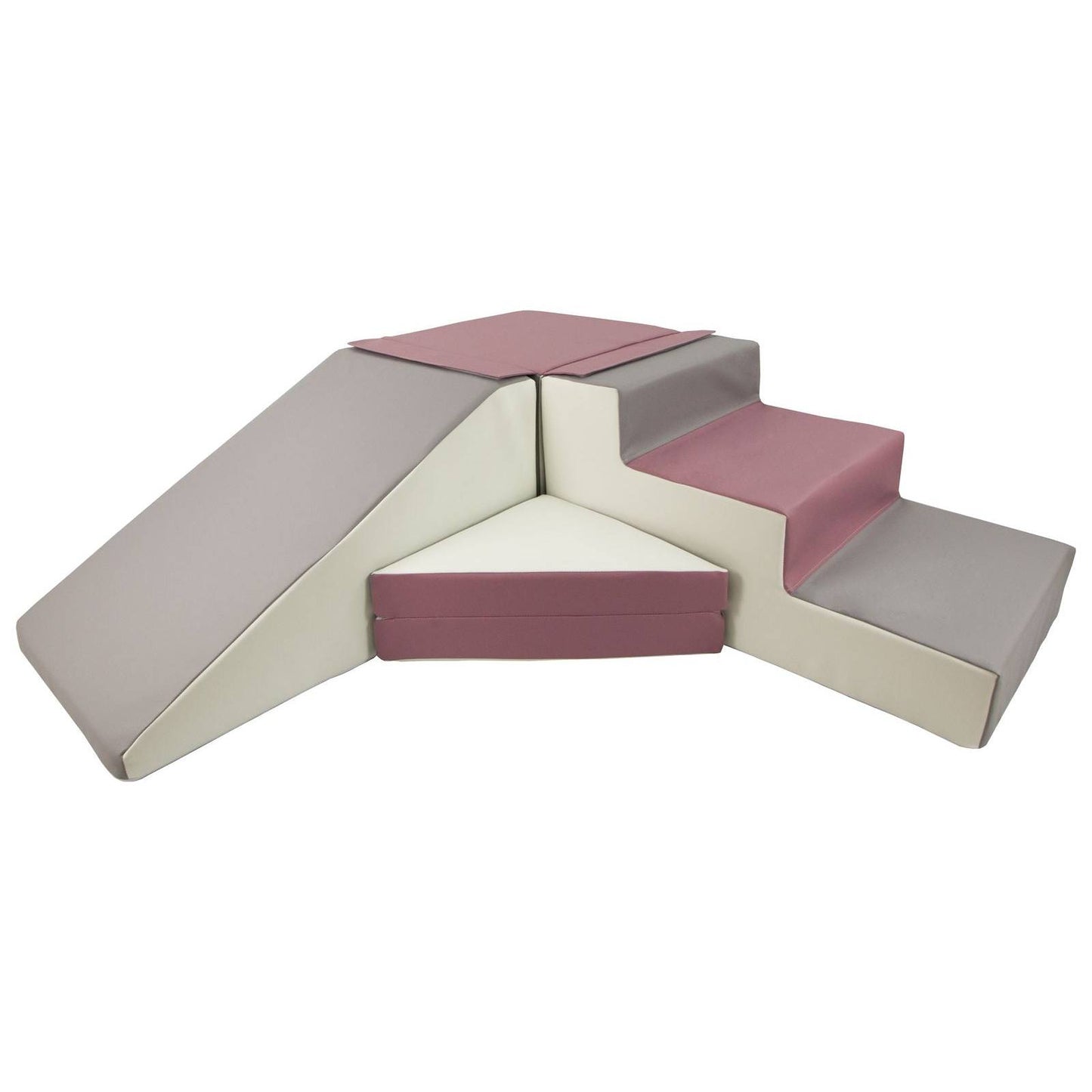 Velinda SLIDE Foam Block Set - Soft Play Step and Slide - Colorful, Safe & Versatile Playtime Fun