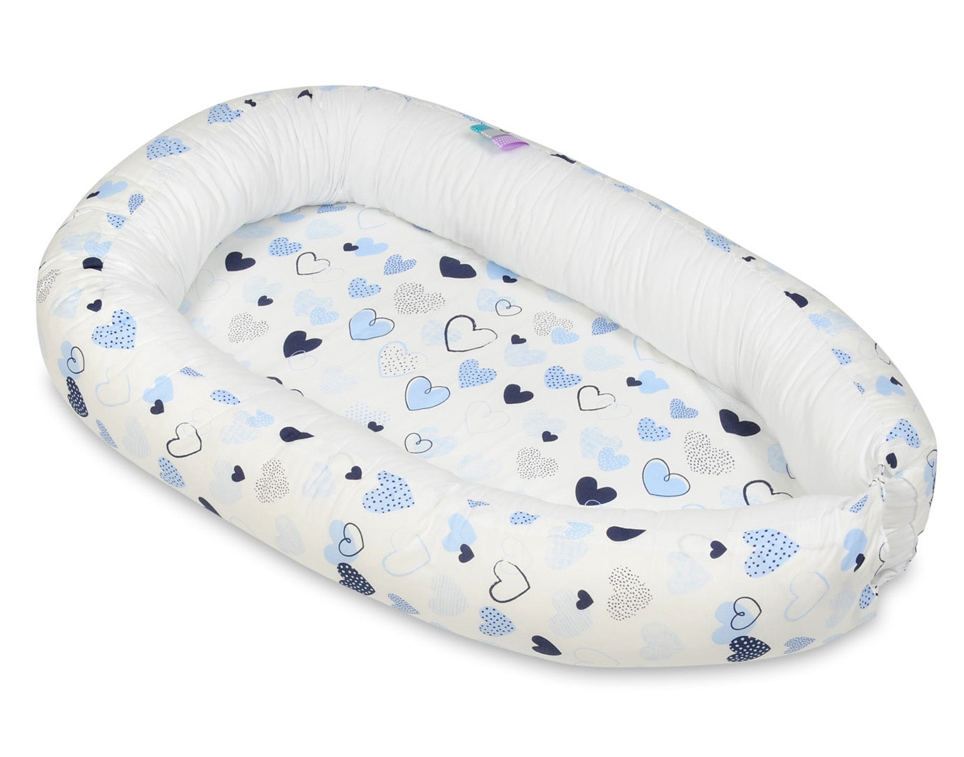 Velinda Baby Nest - Soft Cotton - Adjustable - for Infants Up to 8 Months - Width 60cm - Length 85cm