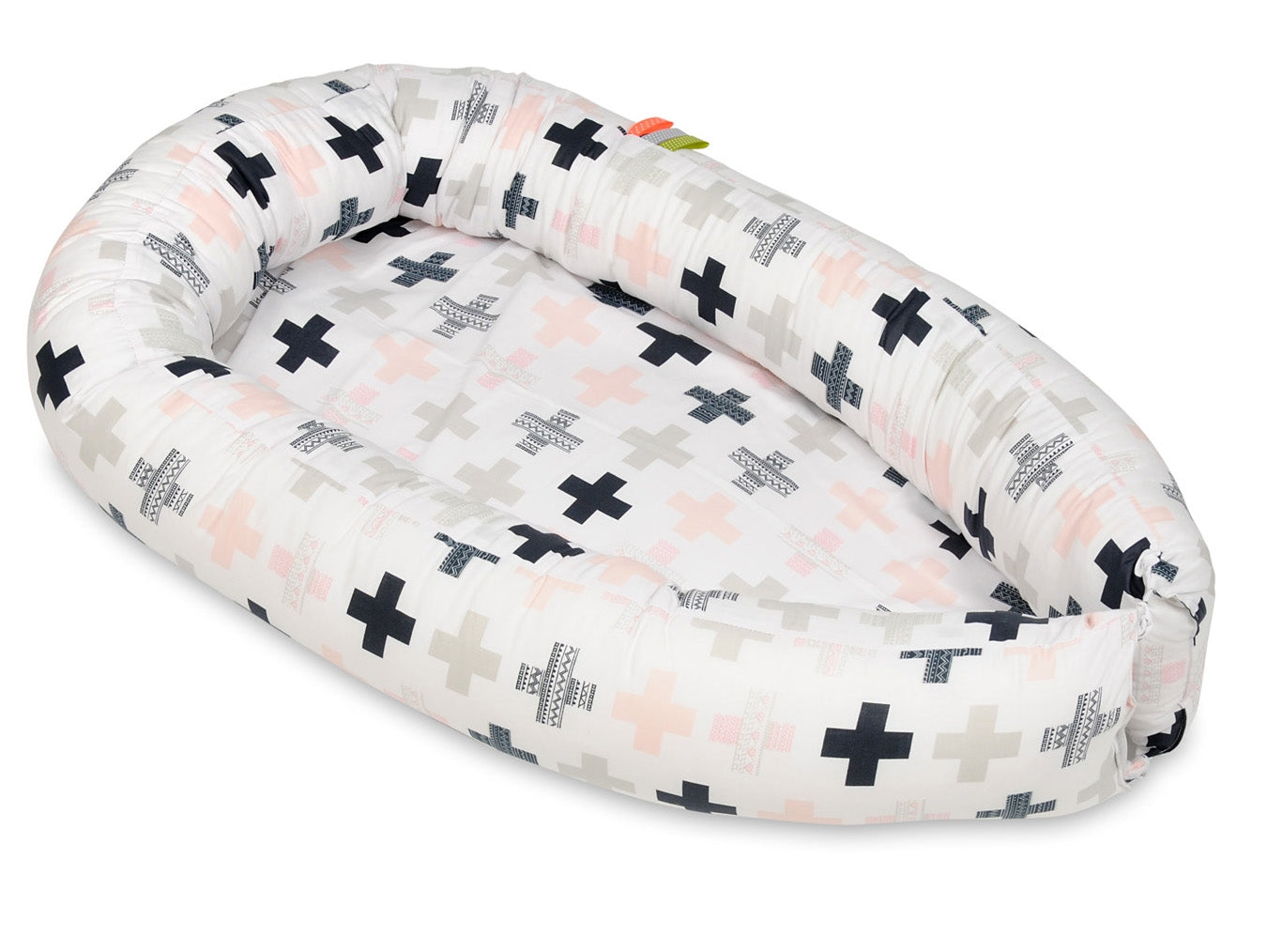 Velinda Baby Nest - Soft Cotton - Adjustable - for Infants Up to 8 Months - Width 60cm - Length 85cm