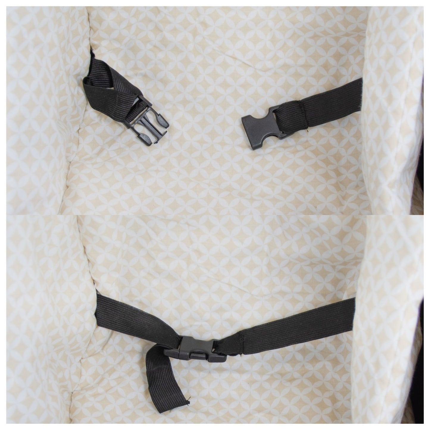 Velinda Baby Rocker - Adjustable Backrest - Soft Cotton - Indoor/Outdoor