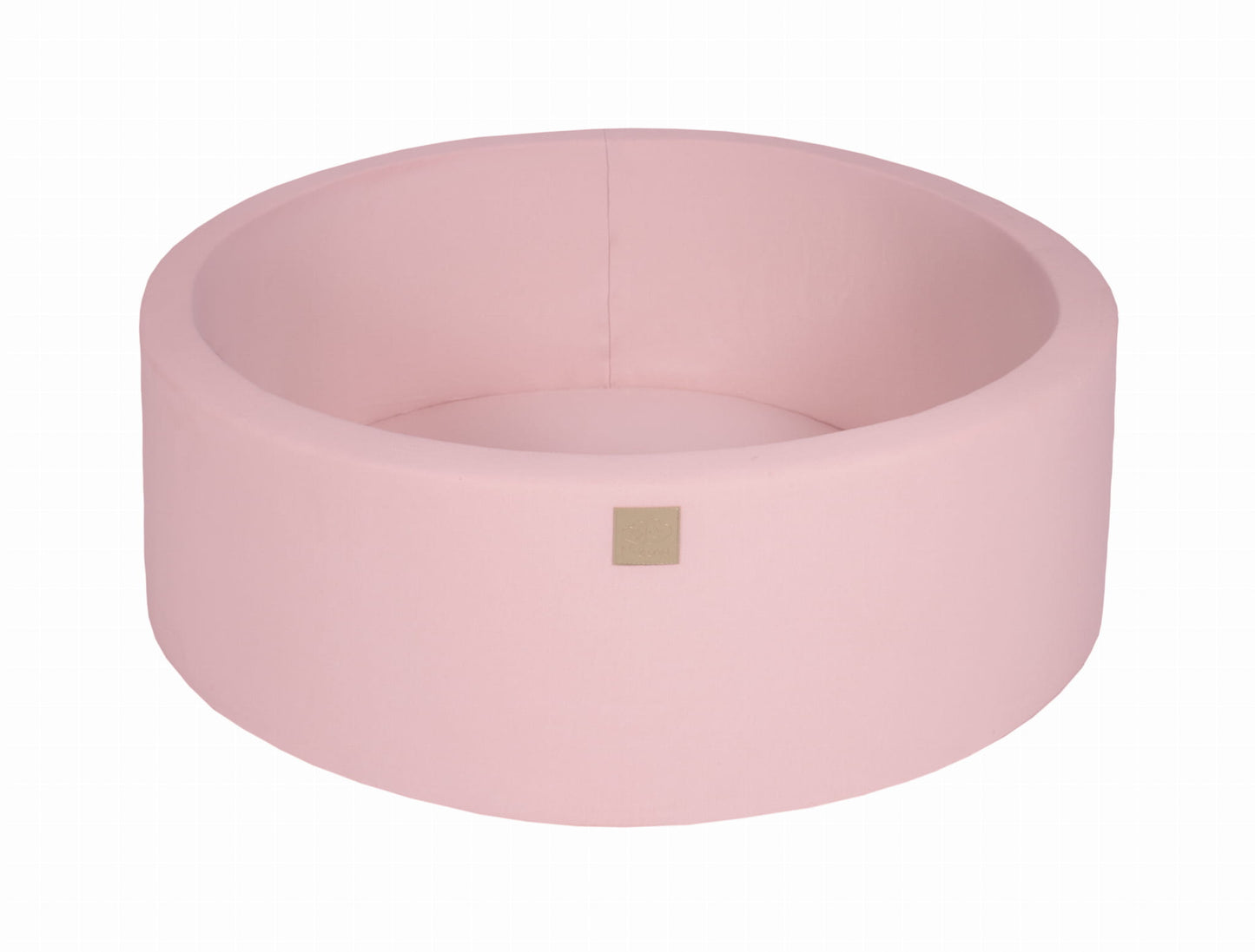 Round Ball Pit Without Balls, 90x30cm, Light Pink, Cotton