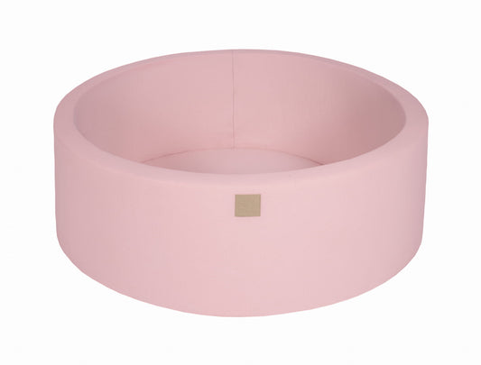 Round Ball Pit Without Balls, 90x40cm, Light Pink, Cotton