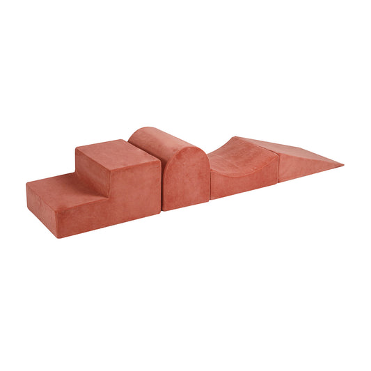 Foam 4 Elements Playset, Velvet, Marsala Red