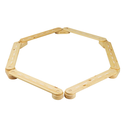 Wooden Sensory Path 6 Pieces, Natural