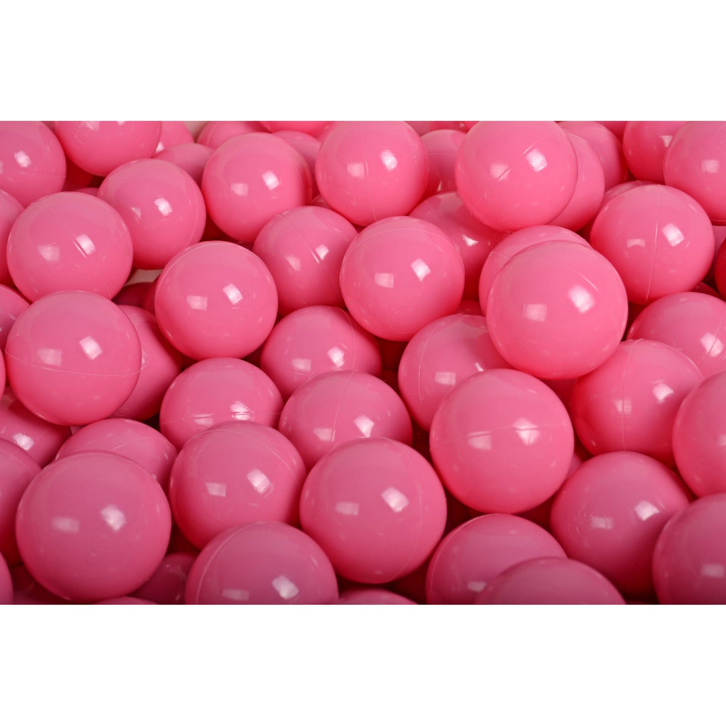 Meow Baby® Soft Plastic Balls 7cm For The Ball Pit Certified 25 Pcs, Light Pink