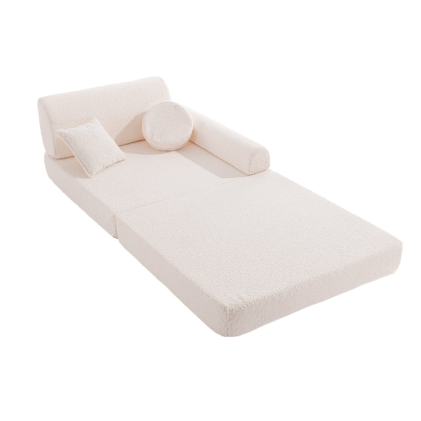 Boucle, Premium Play Sofa, White