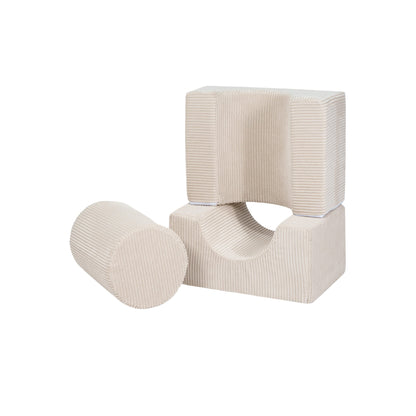 Aesthetic Shape Set 3 Elements, Ecru