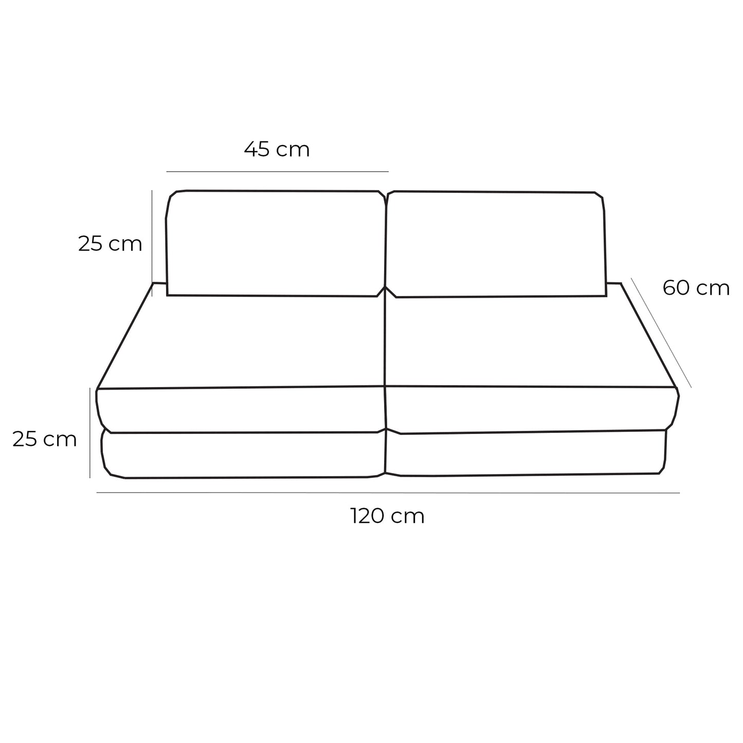 Pocket Sofa Basic Aesthetic Ecru