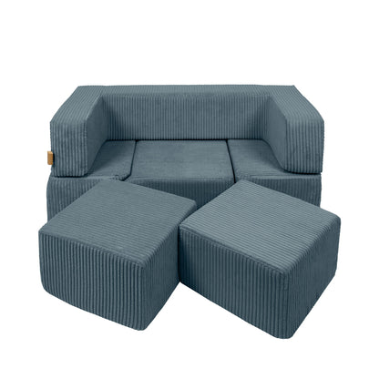 Aesthetic Sofa Bricks Turquoise