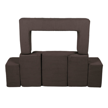 Aesthetic Sofa Bricks Brown