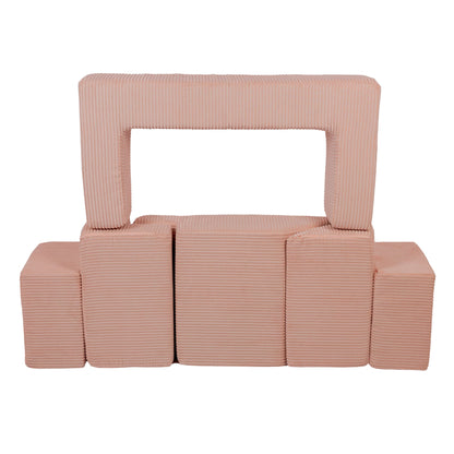 Aesthetic Sofa Bricks Powder Pink