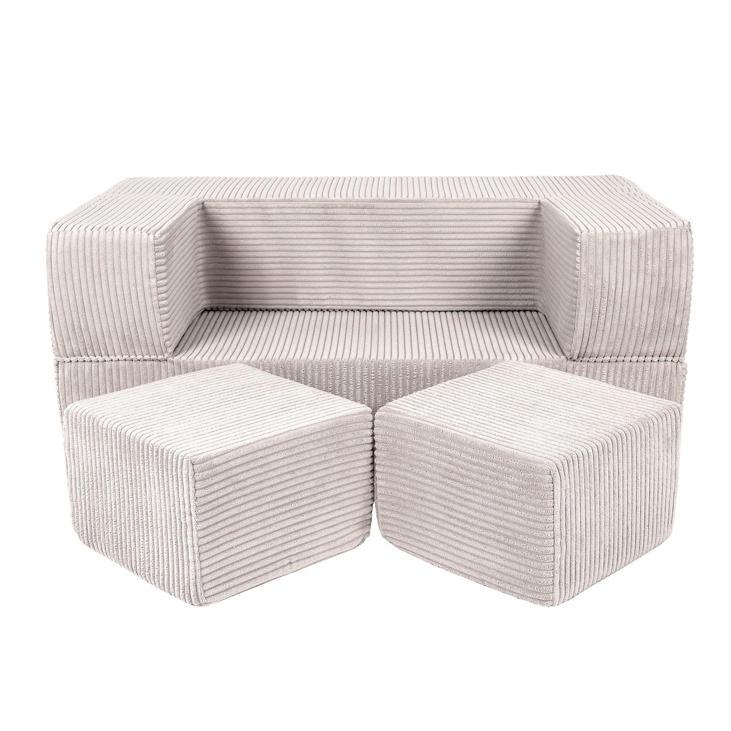 Aesthetic Cube Sofa Ecru