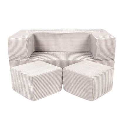 Aesthetic Cube Sofa Ecru