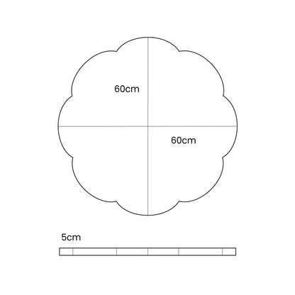 Aesthetic Play Mat Cloud Ecru