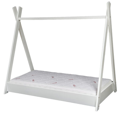 Velinda Kids Tent Bed & Mattress - Pine Wood - Safe - 157.5cm Height