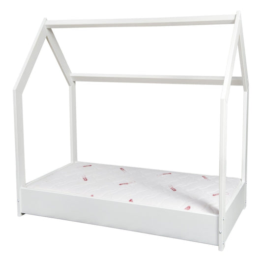 Velinda Kids Bed & Foam Mattress - Pine Wood - 120cm Height