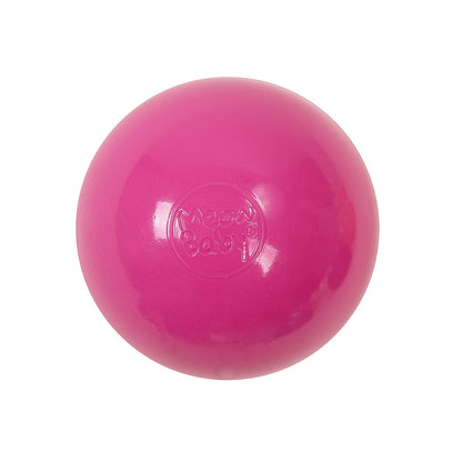 Soft Plastic Balls 7cm For The Ball Pit Certified 50 Pcs, Dark Pink