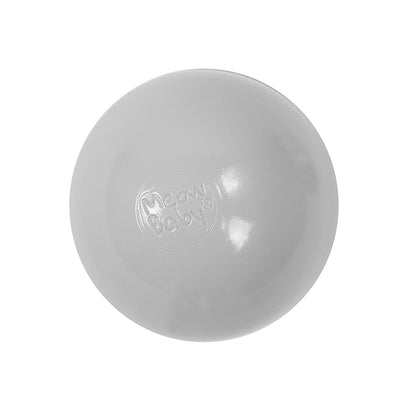 Soft Plastic Balls 7cm For The Ball Pit Certified 50 Pcs, Gray