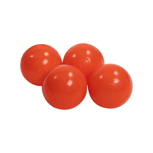 Soft Plastic Balls 7cm For The Ball Pit Certified 50 Pcs, Orange