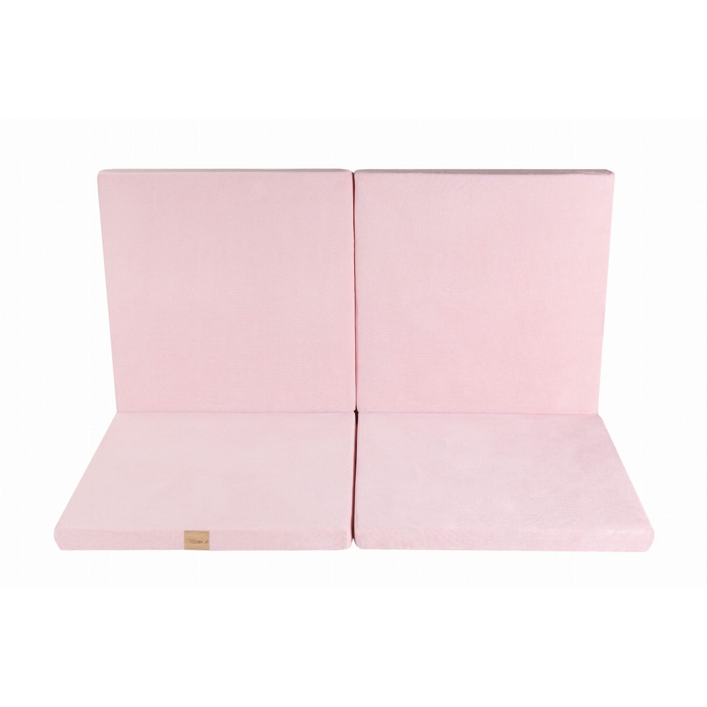 Baby Square 120x120cm Foam Foldable Play Mat Certified, Velvet, Light Pink