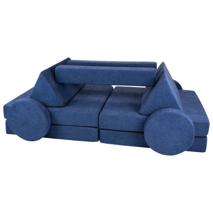 Velinda Modular Convertible Kids Sofa - Soft Play - Sofa Bed - Toddler Playset