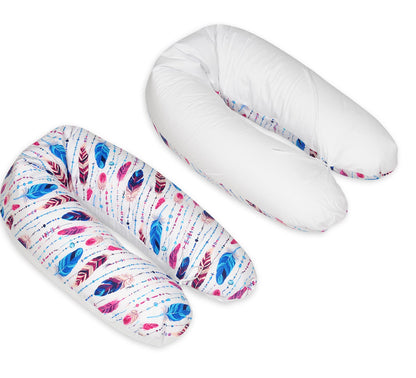 Velinda Multifunctional Nursing Pillow - 145cm - Washable Cover - Soft Filling