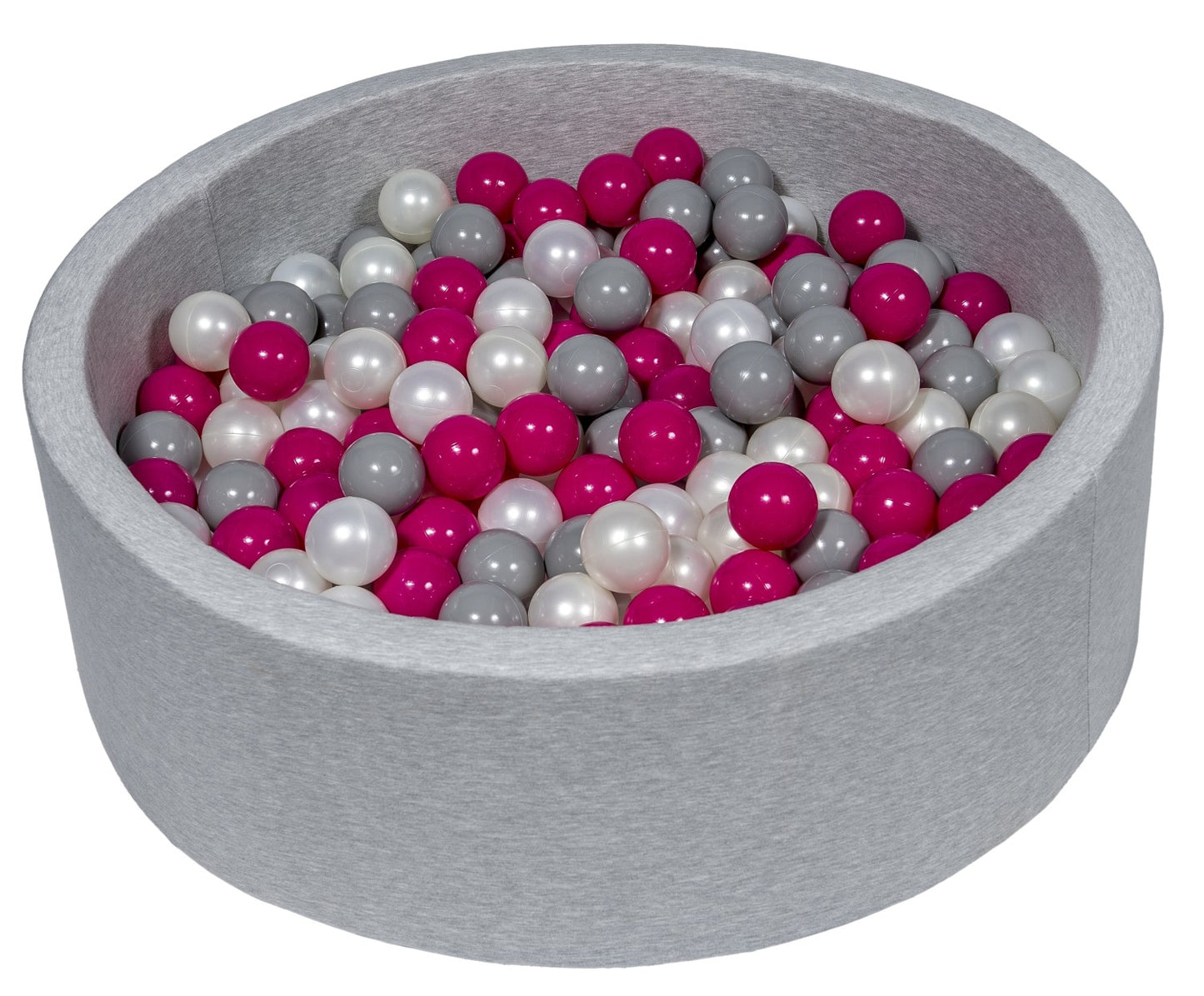 Velinda Soft Jersey Ball Pit with 200 Balls - Baby & Kids Play Gift - 90cm