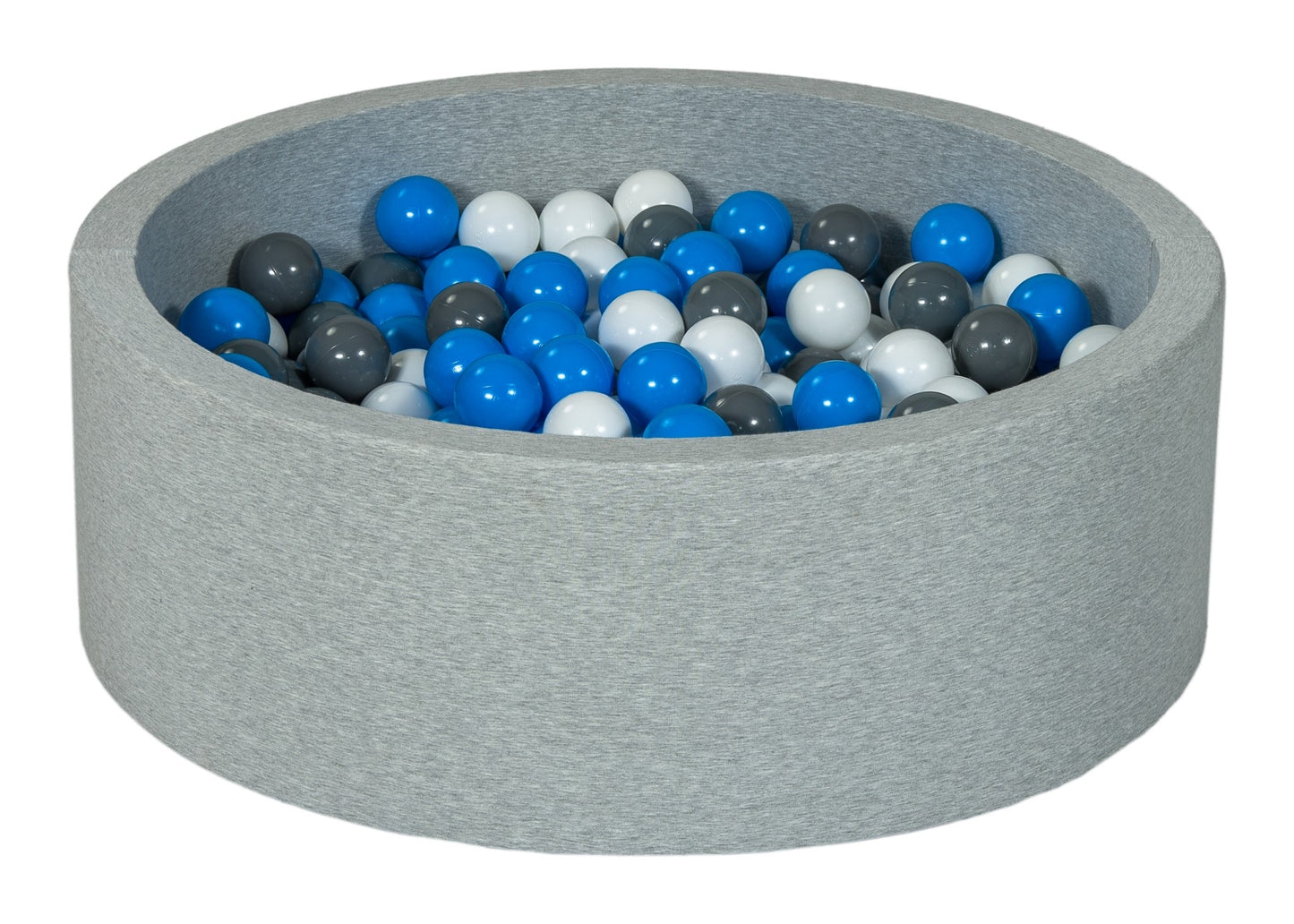 Velinda Soft Jersey Ball Pit with 300 Balls - Baby & Kids Play Gift - 80cm