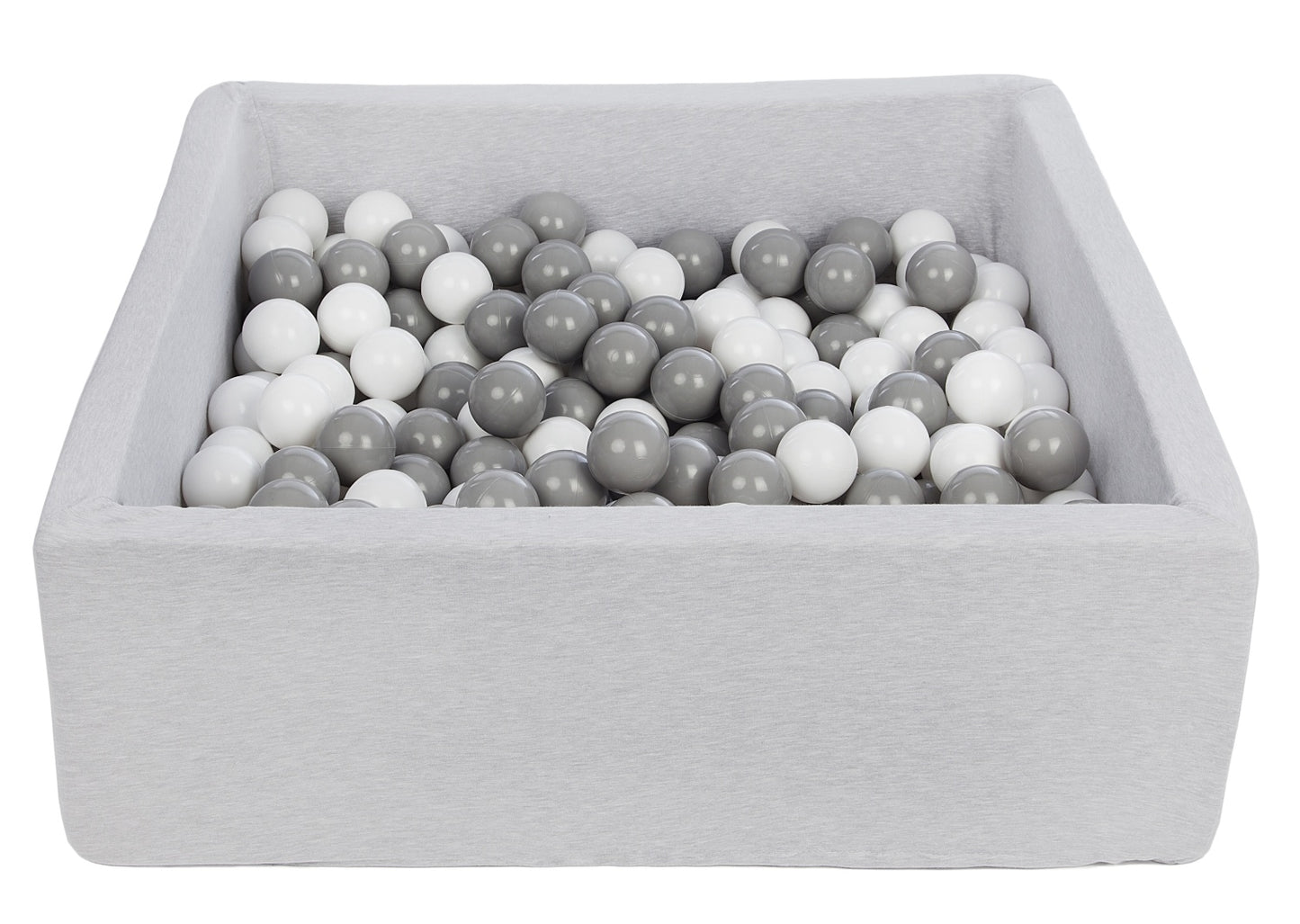 Velinda Soft Jersey Ball Pit with 300 Balls - 80x80cm - Baby & Kids Play Gift