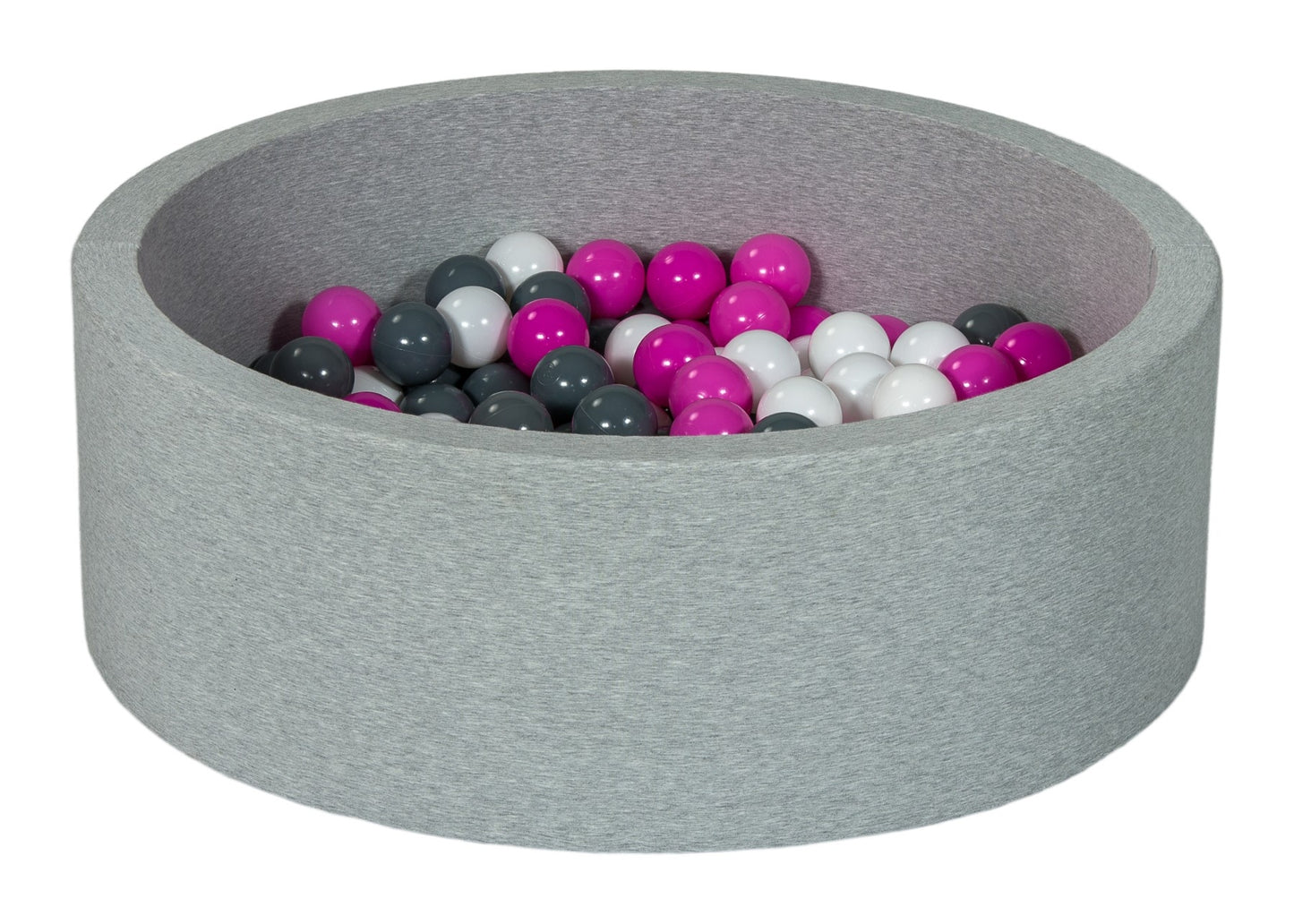 Velinda Soft Jersey Ball Pit with 200 Balls - Baby & Kids Play Gift - 90cm