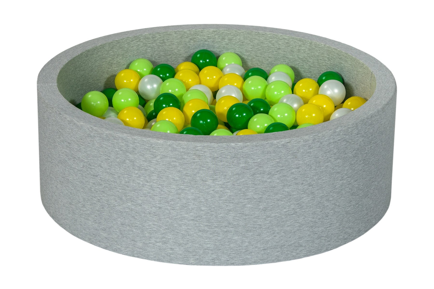 Velinda Soft Jersey Ball Pit with 300 Balls - Baby & Kids Play Gift - 80cm