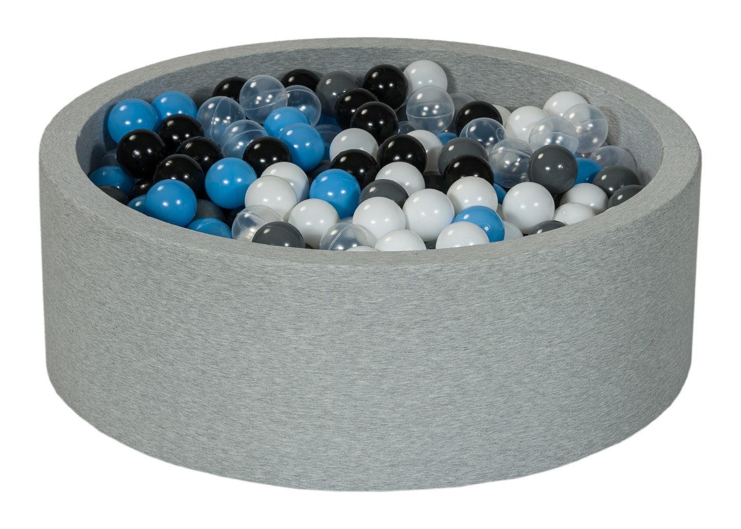 Velinda Soft Jersey Ball Pit with 450 Balls - Baby & Kids Play Gift - 90cm