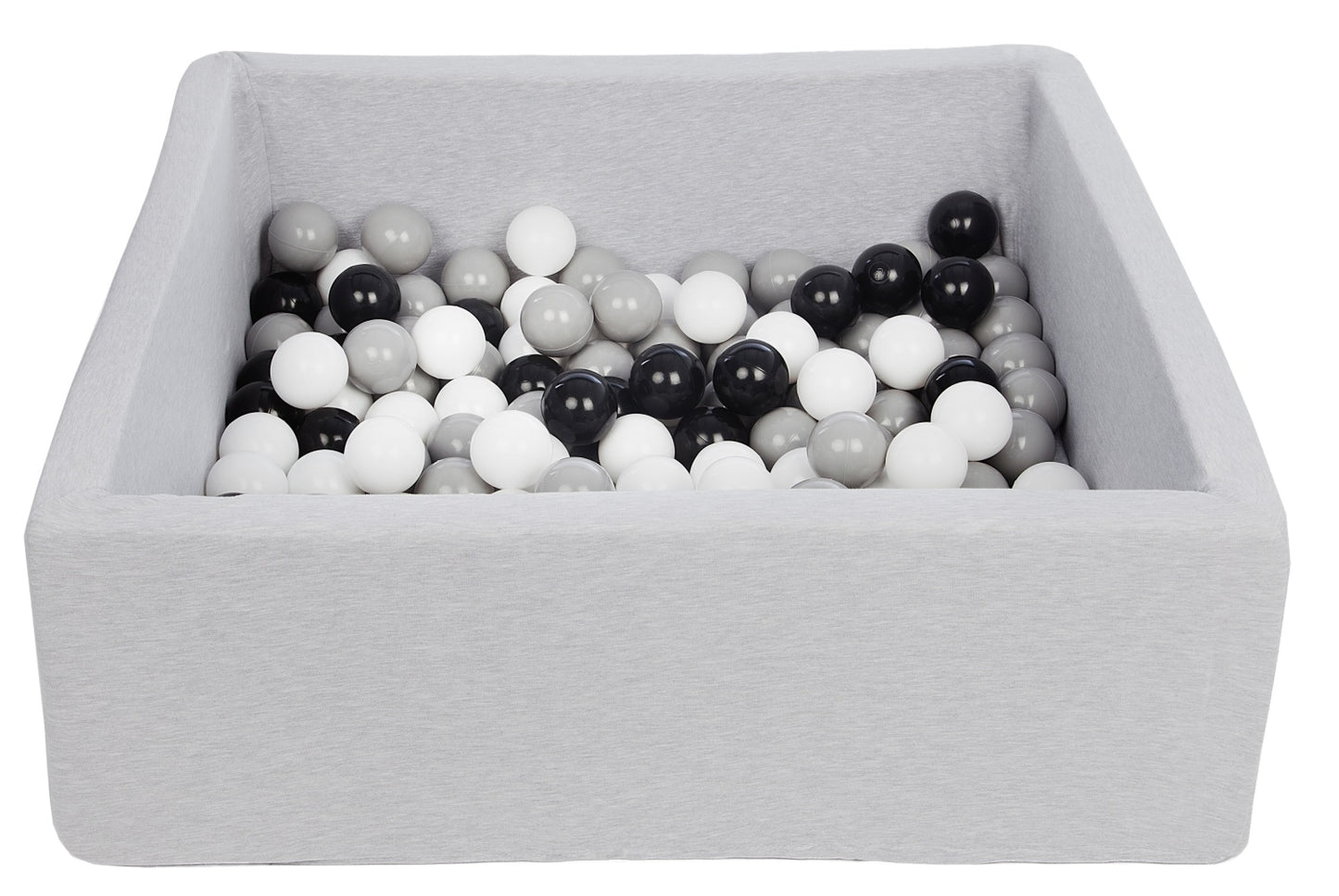 Velinda Soft Jersey Ball Pit with 150 Balls - 90x90cm - Baby & Kids Play Gift