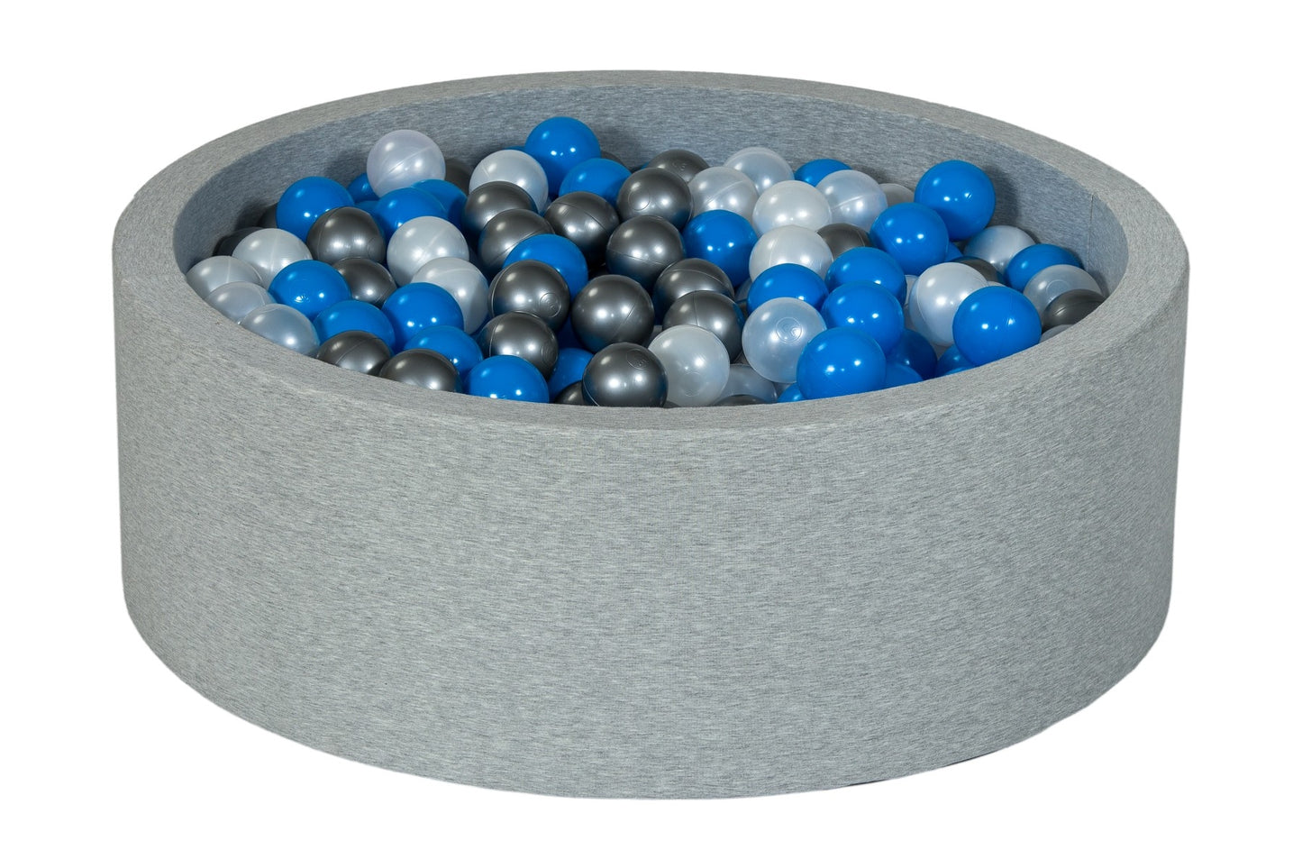 Velinda Soft Jersey Ball Pit with 450 Balls - Baby & Kids Play Gift - 90cm